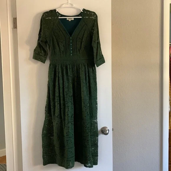 forest green a line dress Fairytale Forest Green One Shoulder A-Line Chiffon Party Dress ED02465 –  EvaFashionDress main image 1